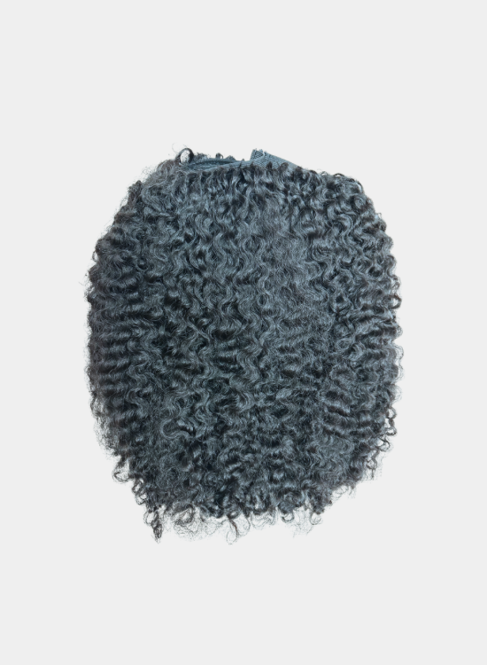 Custom Tropical Curly Half Wig